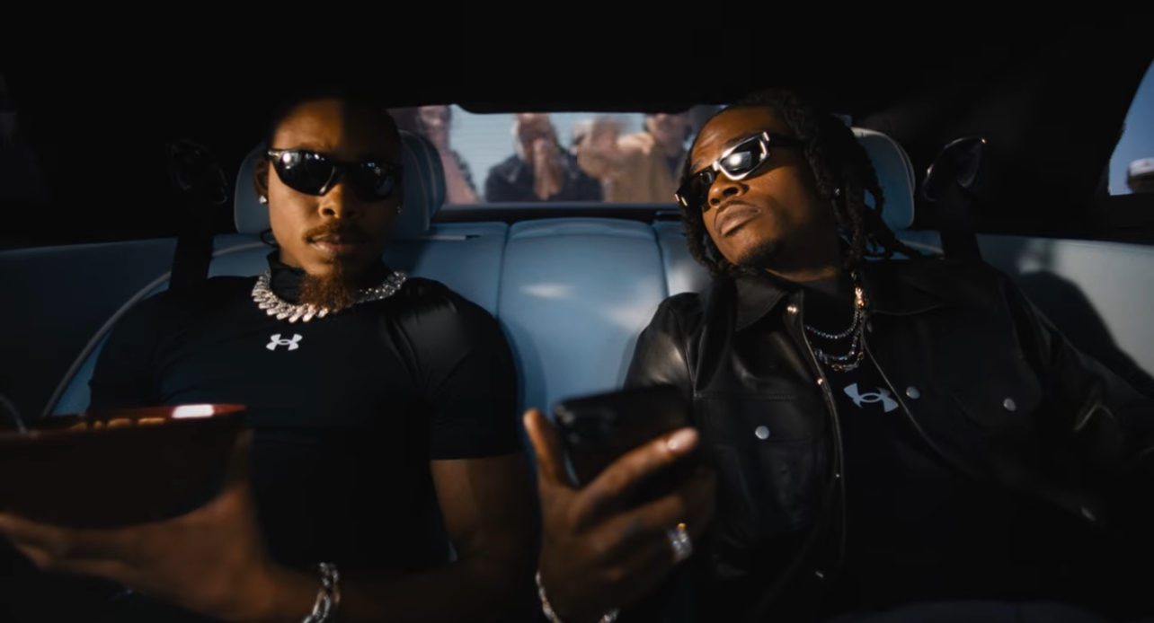 Gunna and Justin Jefferson with Under Armour