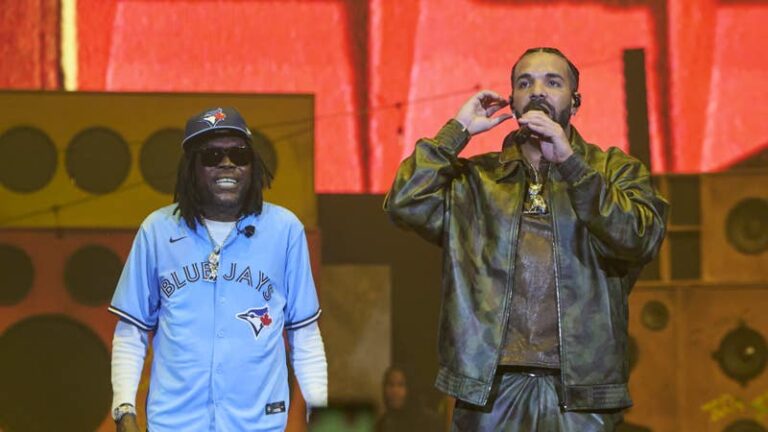 Vybez Kartel and Drake together on stage