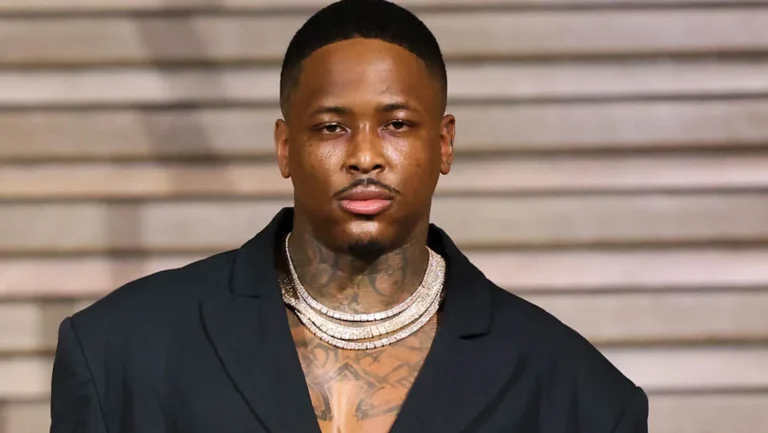 YG pictured serious
