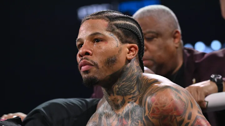 man staring out at crowd